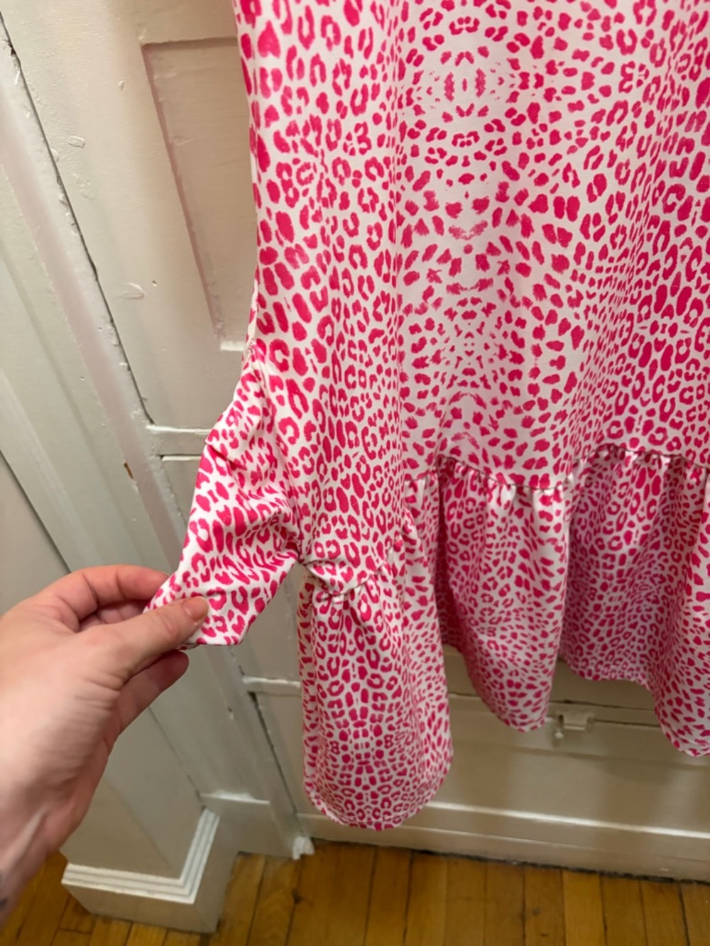 Kaeli Smith Pink and White Leopard Mini Dress - Picture 2 of 3